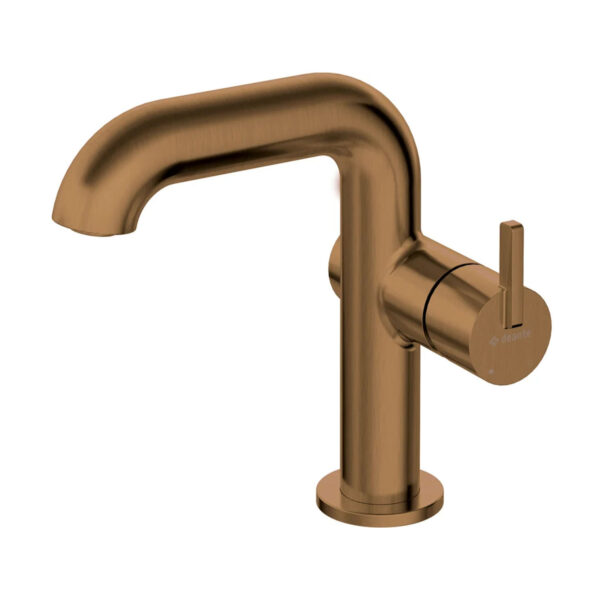 Silia Izlietnes Maisītājs Ar Taisnu Izteku Bez Click-Clack / Brushed Bronze