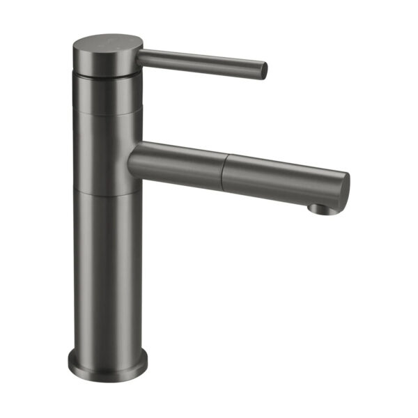 Ora Izlietnes Maisītājs / Ar Izvelkamu Izteku / Titanium