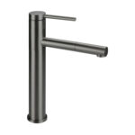 Ora Izlietnes Maisītājs / Augstais / Ar Izvelkamu Izteku / Titanium