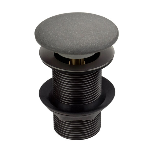 Click-Clack Izlietnei Bez Pārplūdes / Metallic / Ar 2 Silikona Blīvēm
