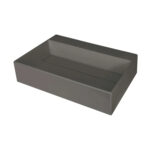 Izlietne Correo Ar Vāku Granite Metallic, 600X400Mm
