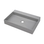 Correo Top Izlietne, Grey Metallic, 600X400Mm