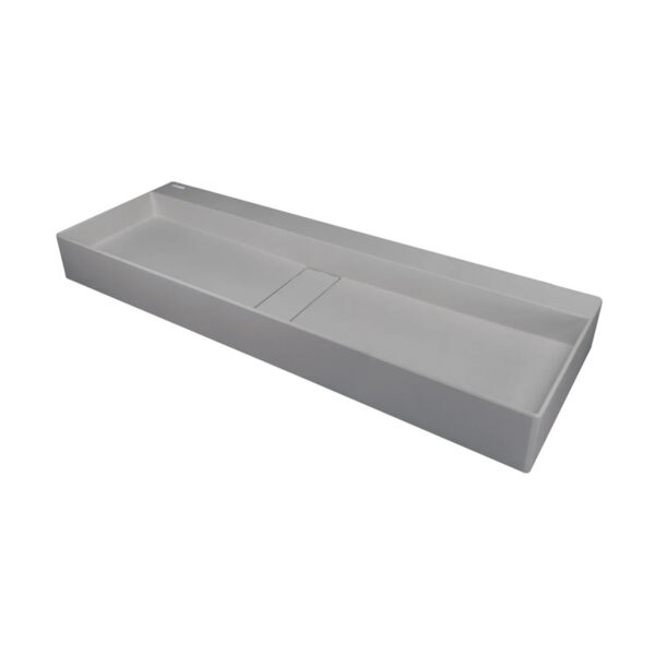 Blur Izlietne / 1000X400 Mm / Grey Metallic / Ar Rozeti