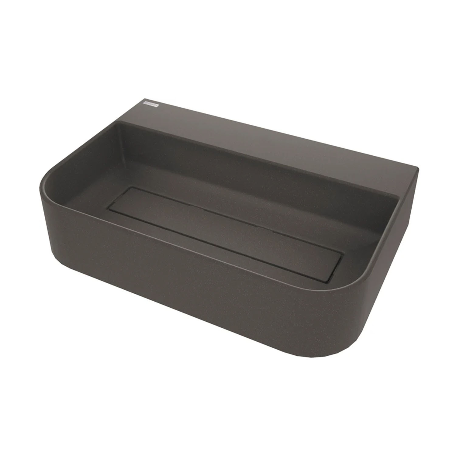 1 Arnika Izlietne Ar Vāku / Granīta / Metallic / 605X405 Mm - Image 1