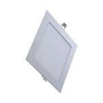 Gaismeklis iebūvējams Slim kvadrātveida balts (6W)