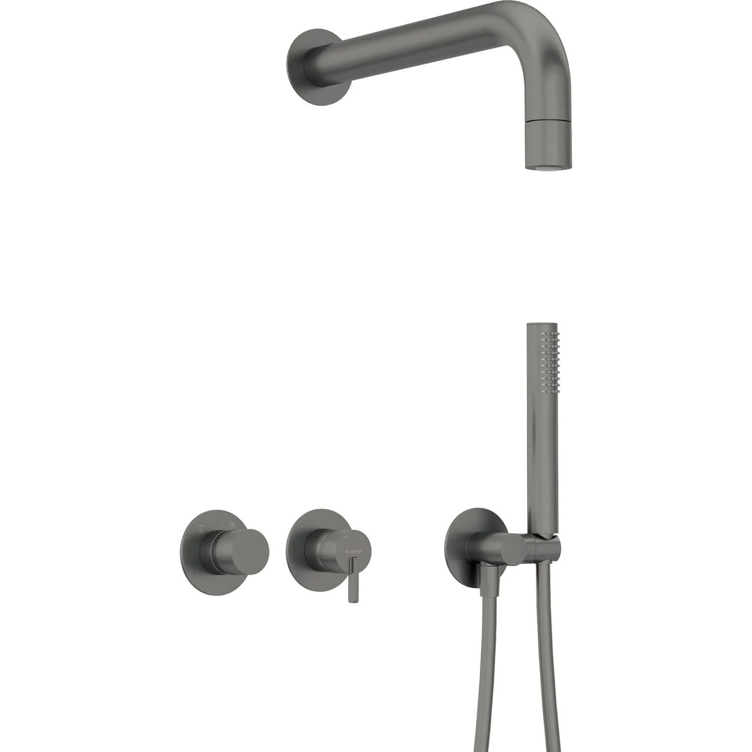4 SILIA IEBŪVĒJAMS DUŠAS KOMPLEKTS AR DUŠAS GALVU / NQS_D0XK - Image 1