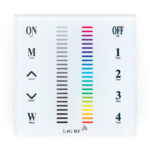 LED RGBW 4 zonas kontrolieris