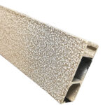 Aizkaru karnīze SQUARE LINE balts zelts