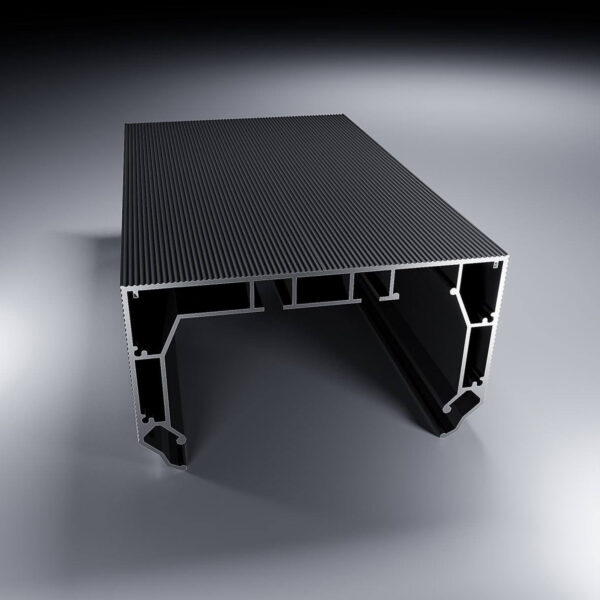 Alumīnija gardina DEEP B2 Melns