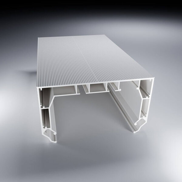 Alumīnija gardina DEEP B2 Balts