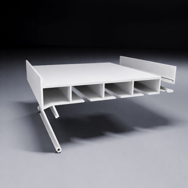 Alumīnija gardina DEEP G3 Balts