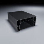 Alumīnija gardina DEEP P3 Melns