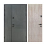 Ārdurvis TERMO HOUSE 703/191 Antracīts/Polārais ozols