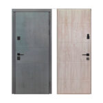 Ārdurvis TERMO HOUSE modelis 703/191 Antracīts/Polārais ozols