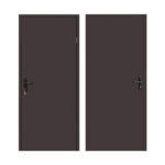 Ārdurvis Tehno 4 Brūns RAL8019