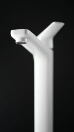 Blur Izlietnes Maisītājs Ar Paaugstinātu Korpusu / Bianco - Image 3
