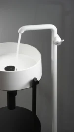 Silia Brīvi Stāvošs Izlietnes Maisītājs / Bianco - Image 4