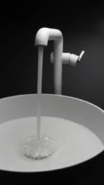 Silia Brīvi Stāvošs Izlietnes Maisītājs / Bianco - Image 3