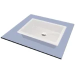 Correo Piekarama / Iebūvējama Granīta Izlietne / Alabaster / 500X350 Mm - Image 2