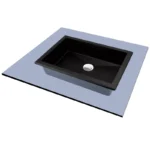 Correo Piekarama / Iebūvējama Granīta Izlietne / 500X350 Mm - Image 3