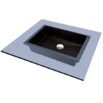 Correo Piekarama / Iebūvējama Granīta Izlietne / 500X350 Mm - Image 2