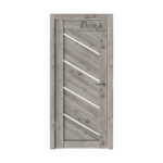 Iekšdurvis DIAGONAL-1 ar PVC rustik ozols