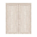 Divviru iekšdurvis IMIRA Gaišais ozols ar stiklu