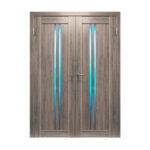 Divviru iekšdurvis IMIRA Pelnu ozols ar stiklu