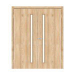 Divviru iekšdurvis SIMPLE 3 Savanna ozols ar stiklu