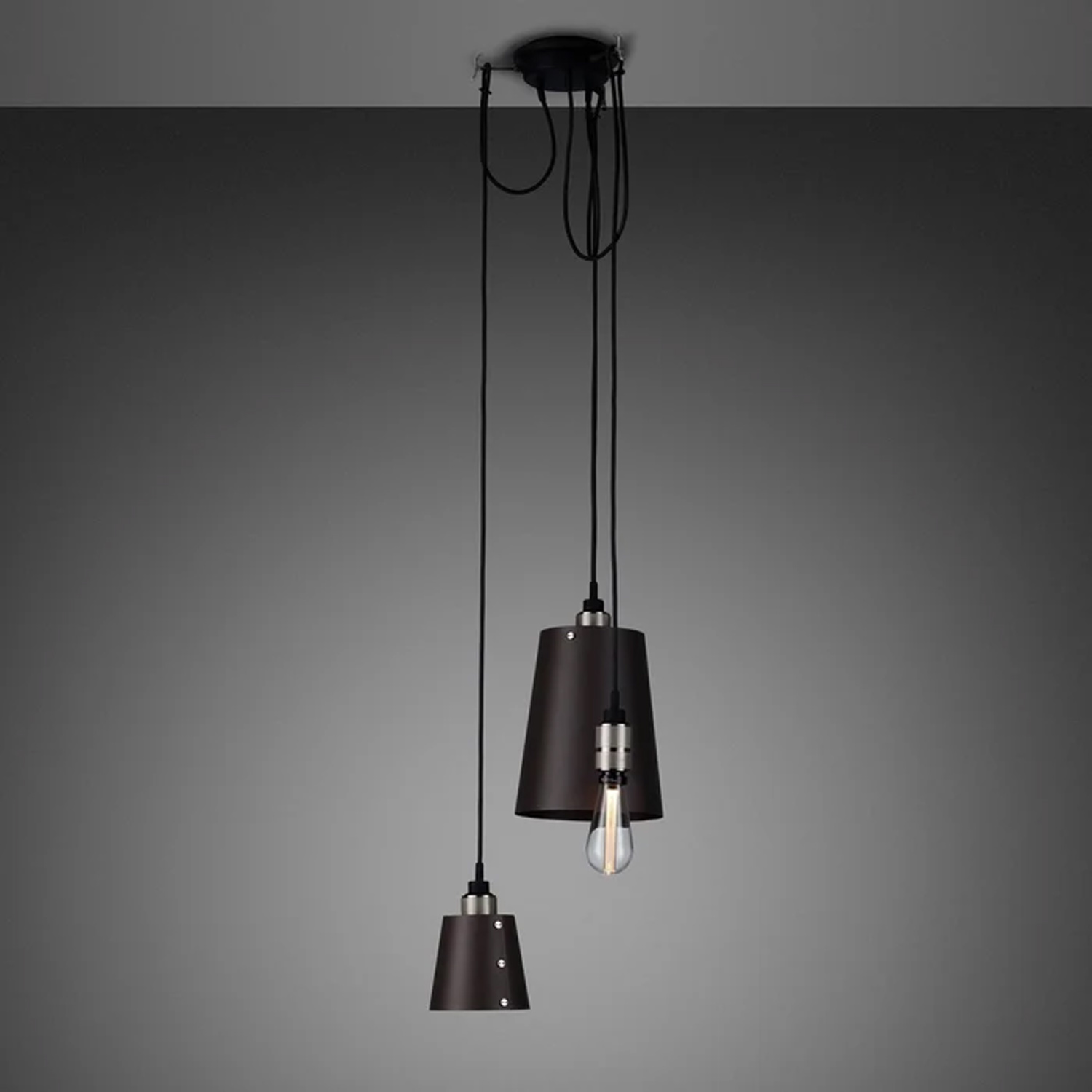 HOOKED-3.0-graphite-shades-steel Piekaramā lampa Graphite Mix Hooked 3.0 - Image 1