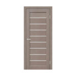 Bīdāmās durvis LEILA Pelnu ozols ar stiklu