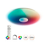 Virsapmetuma LED griestu dimējams gaismeklis (48W, 3600 lm, D490×H75)