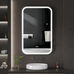 LED spogulis ar apsildes funkciju GEMMA 110 × 70 cm - Image 3
