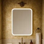 LED spogulis ar apsildes funkciju GEMMA 110 × 70 cm - Image 5