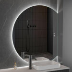 LED spogulis ar apsildes funkciju PORTO 60×70 cm - Image 3