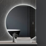 LED spogulis ar apsildes funkciju PORTO 60×70 cm - Image 2