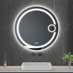LED spogulis ar apsildes funkciju SOLAR Ø 80 cm - Image 2