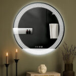 LED spogulis ar apsildes funkciju STELLARA Ø 80 cm - Image 3