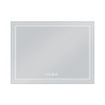 LED spogulis ar apsildes funkciju TESORO 60×80 cm