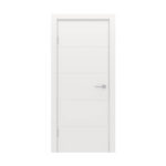 (Izpardošana) Iekšdurvis Line X 80 cm Balta (Nesalikta)