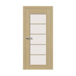 Iekšdurvis Modena Kristal-L White Oak