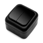 2G pārslēdzamais slēdzis Palmiye melns