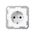 Rozete (kontaktligzda) 16A/250V, a/z bez skrūvēm, balts, AS 500