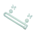 Slīdošs āķu turētājs