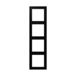 4-vietīgs rāmis melns matēts, LS990