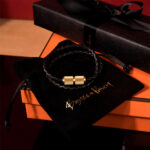 Dubults aproce / melns / misiņš - Image 4