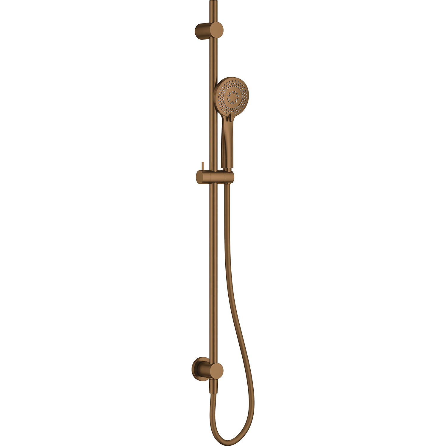 душ1 ARNIKA BRUSHED BRONZE DUŠAS KOMPLEKTS / IEBŪVĒJAMS - Image 1