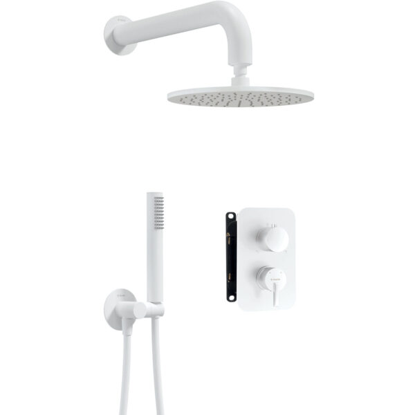 SILIA IEBŪVĒJAMS DUŠAS KOMPLEKTS AR SMART BOX UN DUŠAS GALVU / BIANCO / BXYYAQSM